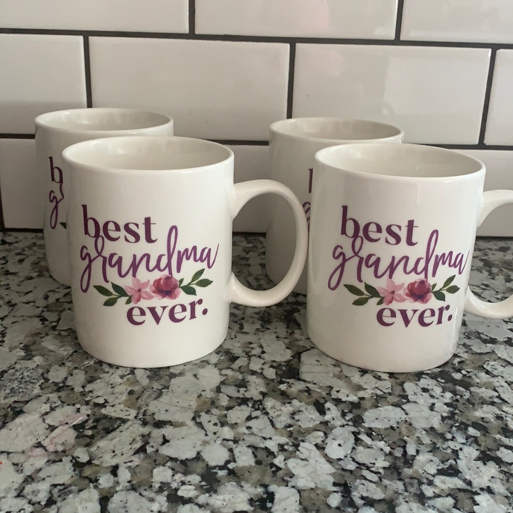 Best Grandma Ever mugs - four total! Brand new from Cracker Barrel.